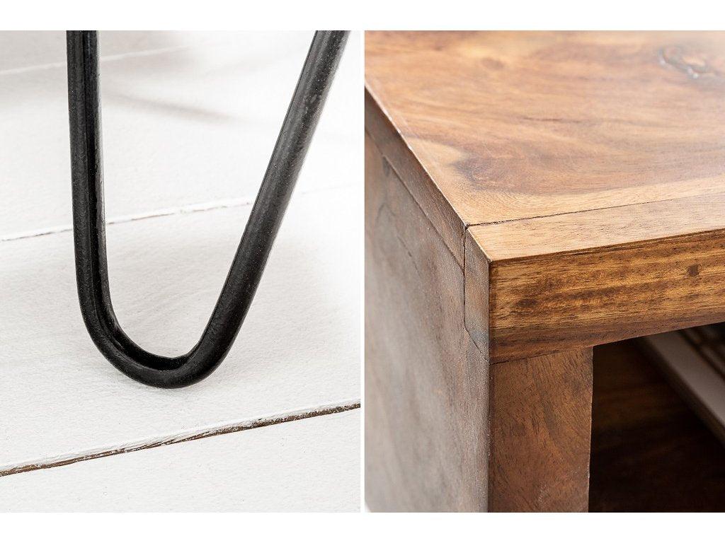 Massive coffee table Remus II. 45x35 cm - Duraster