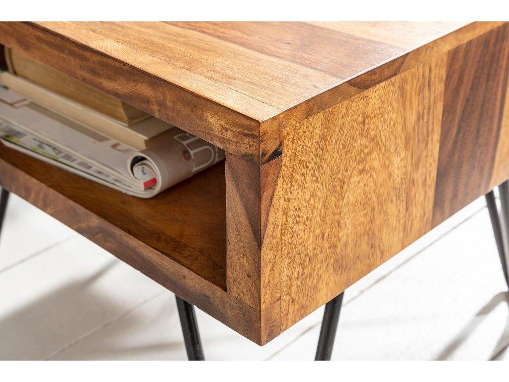 Massive coffee table Remus II. 45x35 cm - Duraster