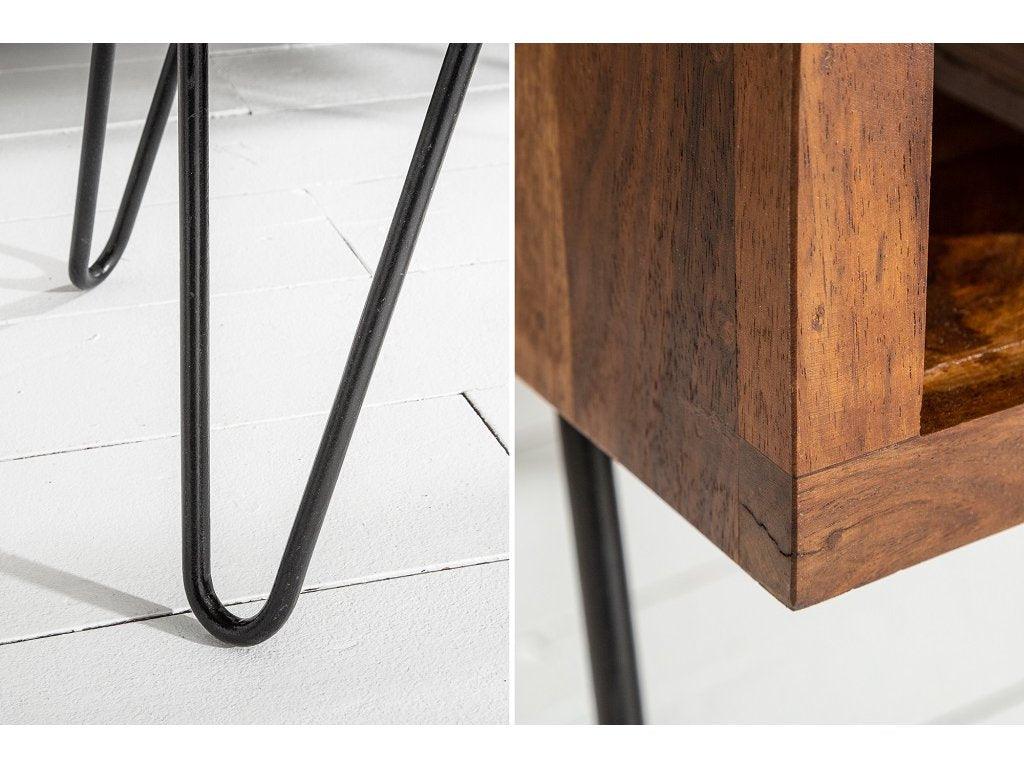 Massive coffee table Remus II. 100x50 cm - Duraster