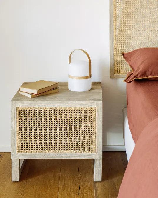 Veeran Bed Side Table Mango Wood #7 - Duraster