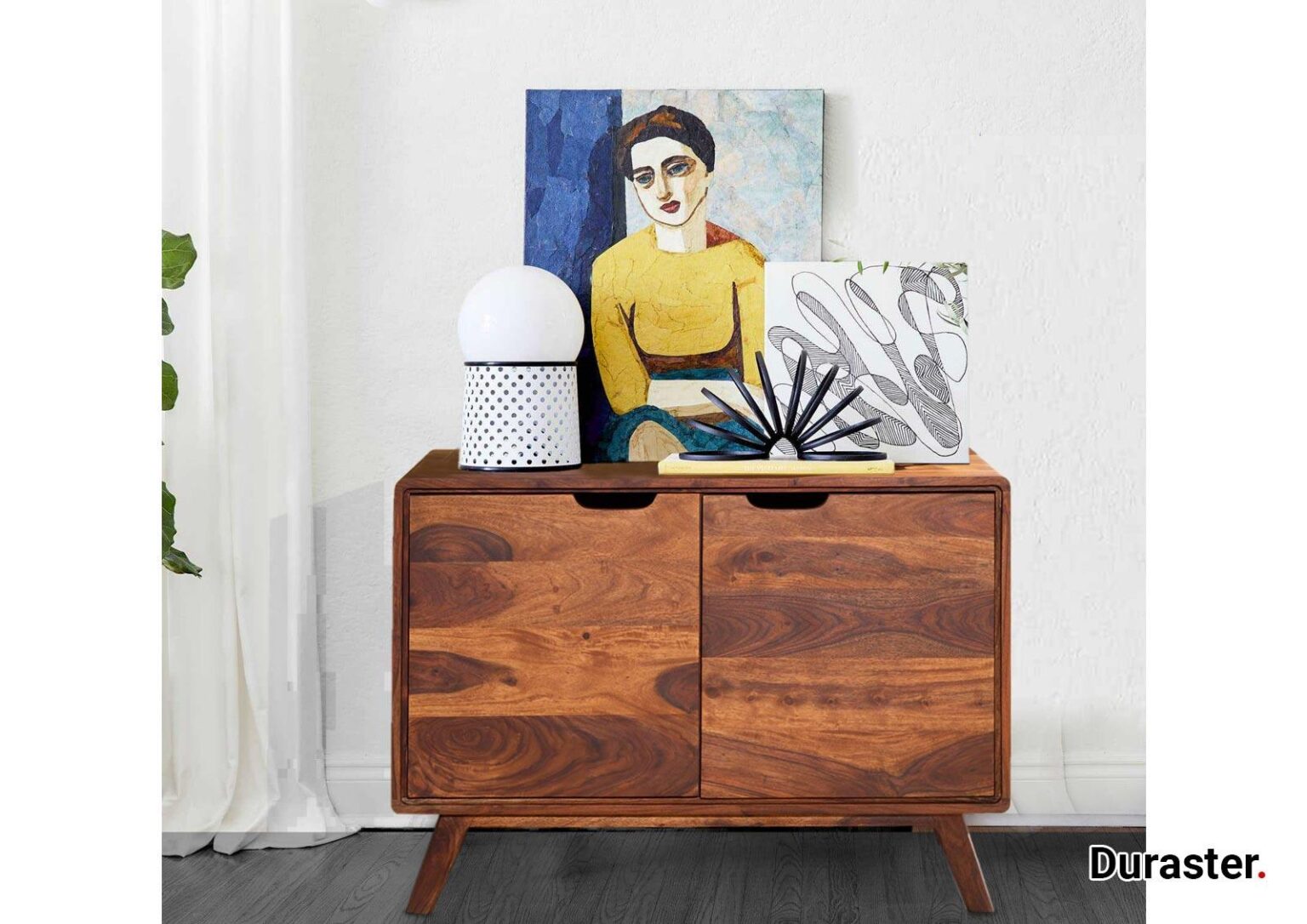 Ummed Modern Sheesham Wood Chest of Drawers Cabinet #5 - Duraster