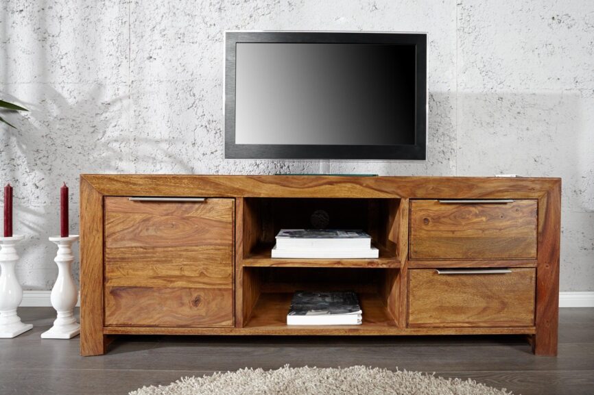 sheesham tv cabinet 135 cm - Duraster