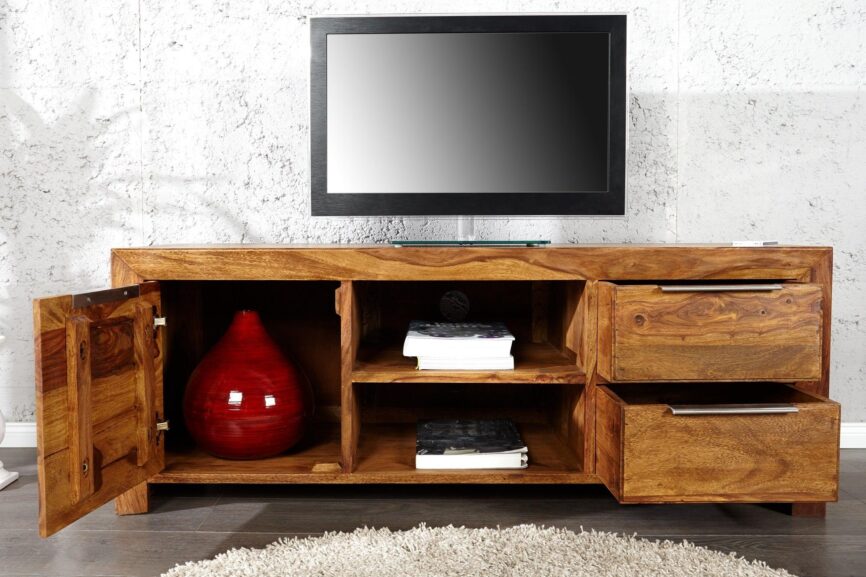 sheesham tv cabinet 135 cm - Duraster