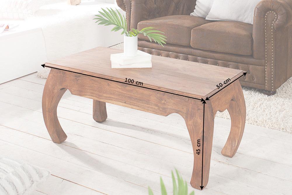 opium coffee table acacia 100 cm - Duraster