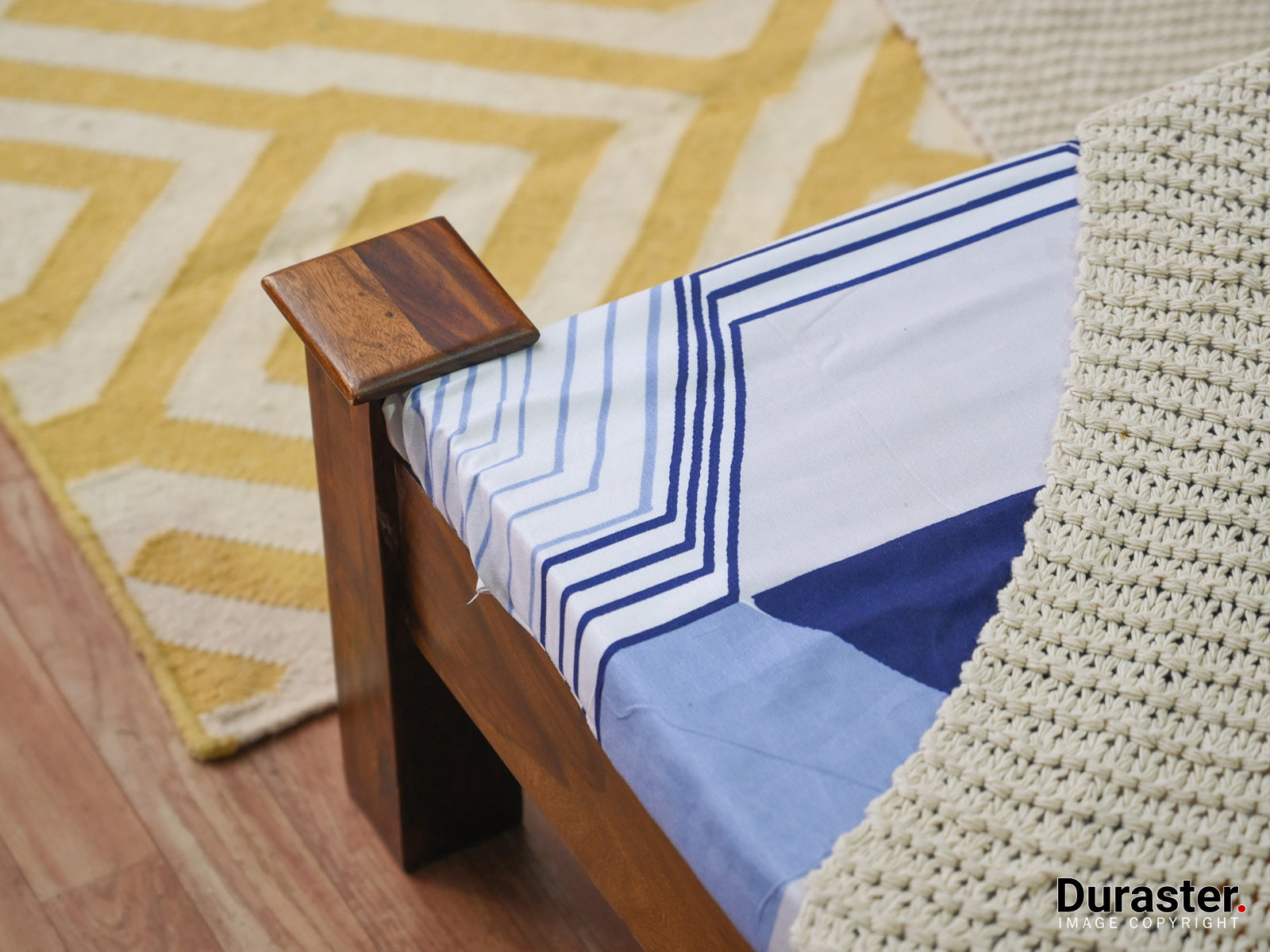 Duraster Vismit Solid Sheesham Wood Bed #1 - Image 3