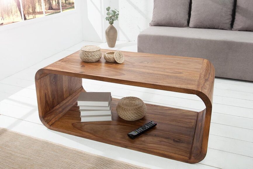 wooden coffee table 100 cm - Duraster
