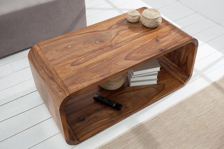 wooden coffee table 100 cm - Duraster