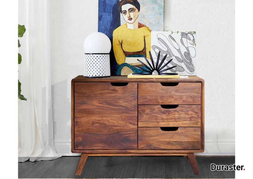 Ummed Modern Sheesham Wood Chest of Drawers Cabinet #7 - Duraster