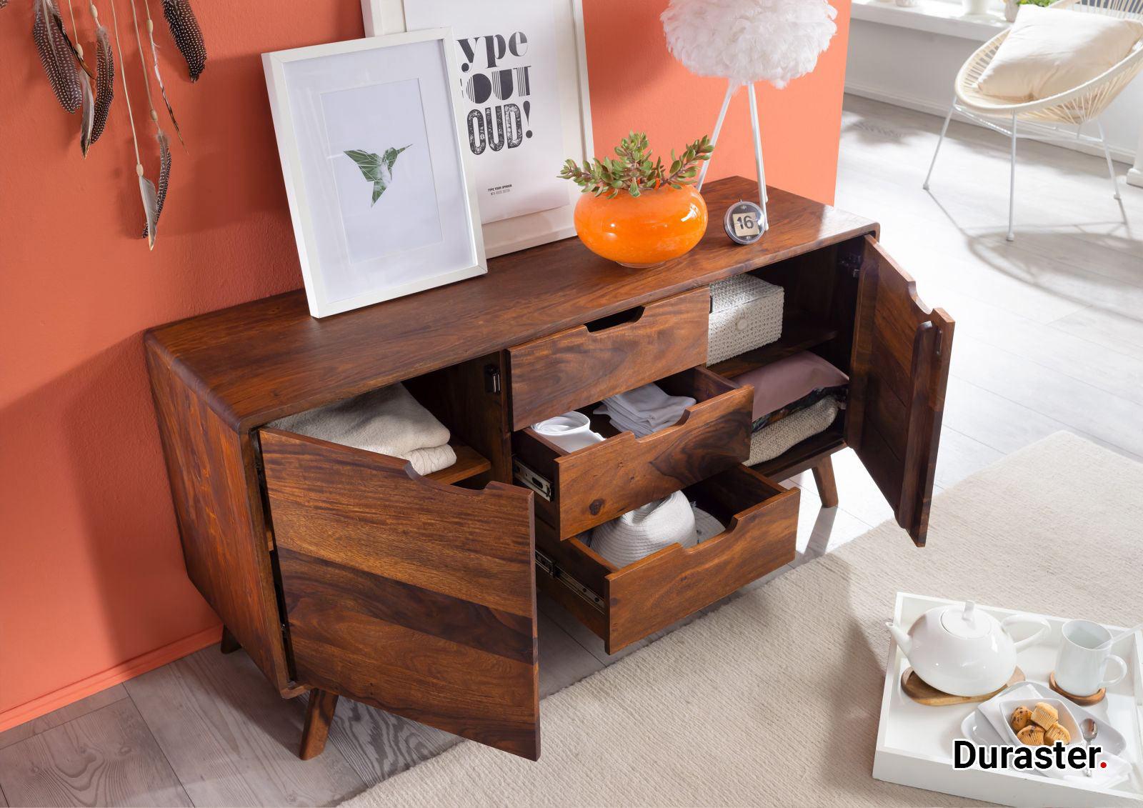 Ummed Modern Sheesham Wood Sideboard Cabinet #10 - Duraster