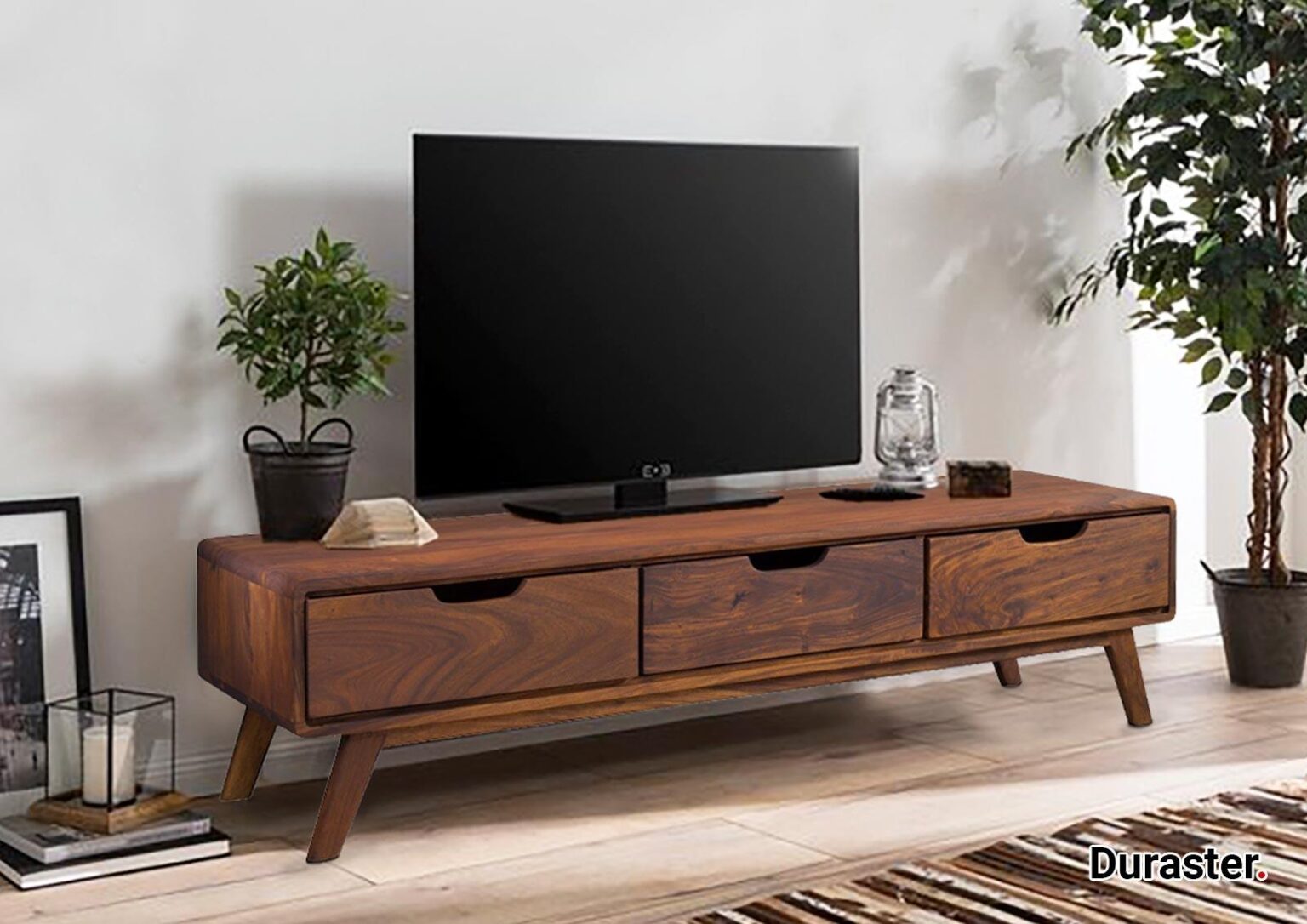 Ummed Modern Sheesham Wood TV Unit #4 - Duraster