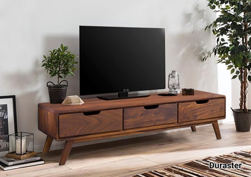 Ummed Modern Sheesham Wood TV Unit #4 - Duraster