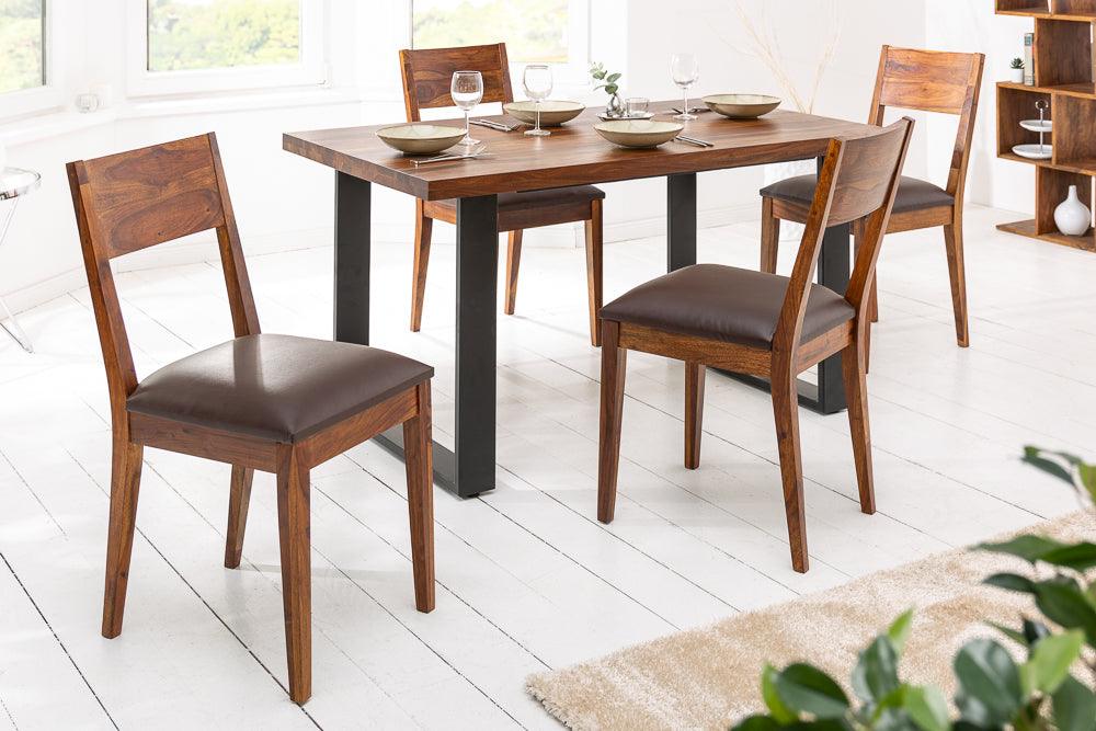 Vismit Solid Sheesham wood Dining Set # 3 - Duraster