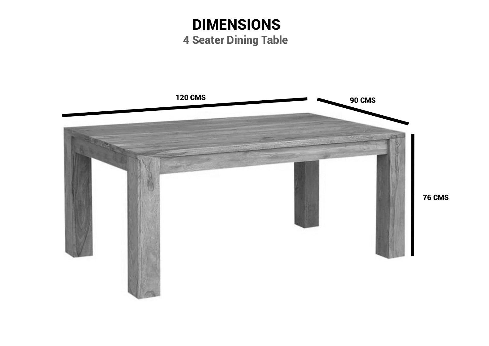 Nature Stylish Sheesham Dining Set with Chairs (4, 6 & 8 Seater) - Duraster