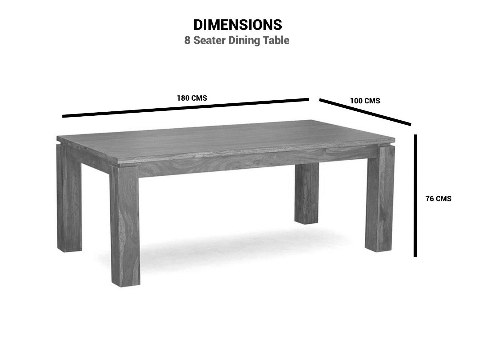 Gangaur Unique Sheesham Dining Table Set with Chairs (4,6 & 8 Seater) - Duraster
