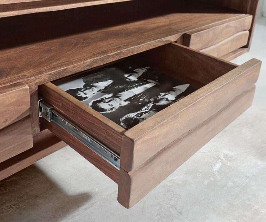 Massiv TV stand Live-Edge acacia brewing #9 - Duraster