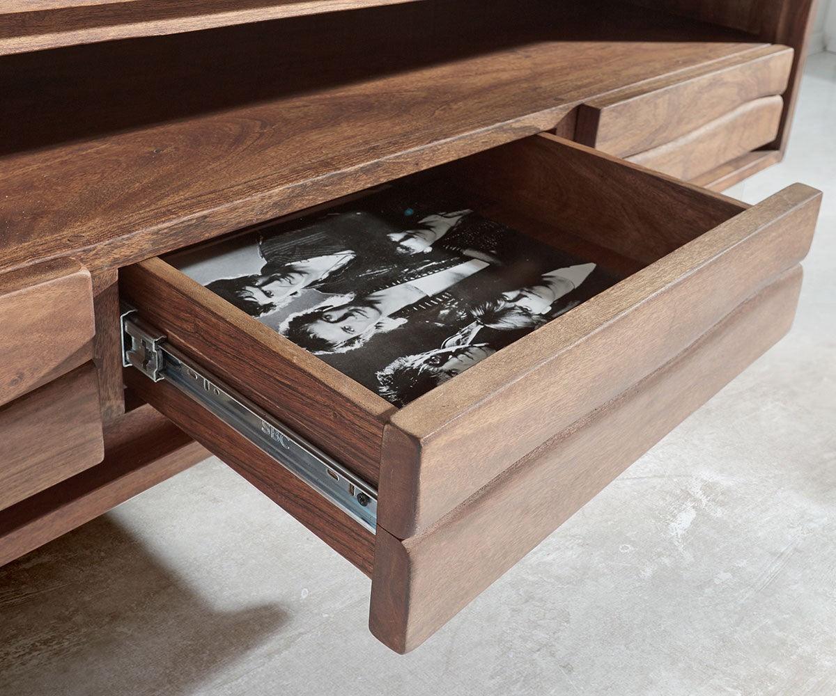 Massiv TV stand Live-Edge acacia brewing #9 - Duraster