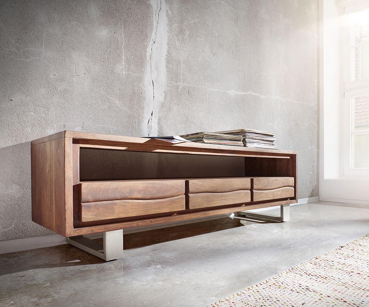 Massiv TV stand Live-Edge acacia brewing #9 - Duraster