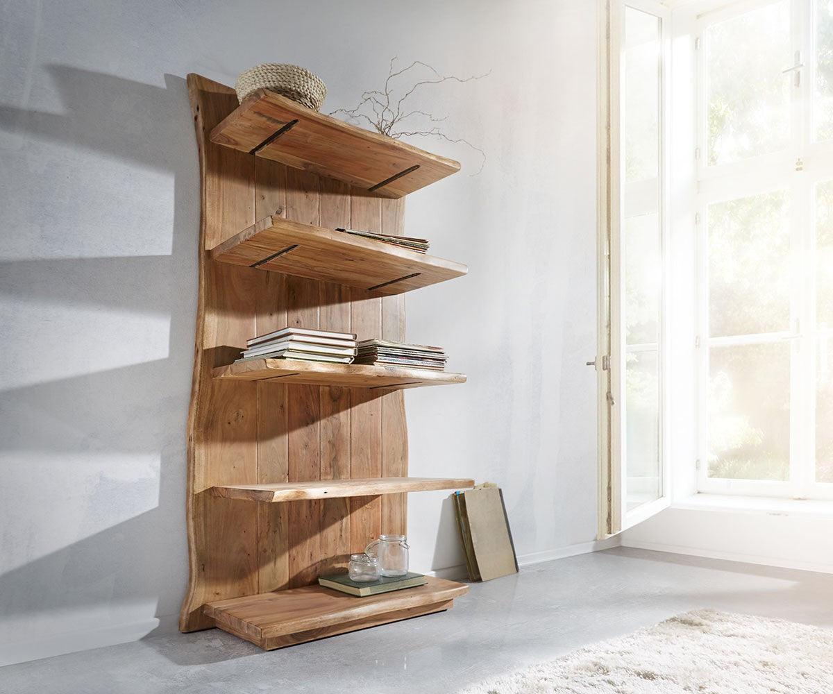 Elementary Stylish Acacia Standing Shelf #2 - Duraster