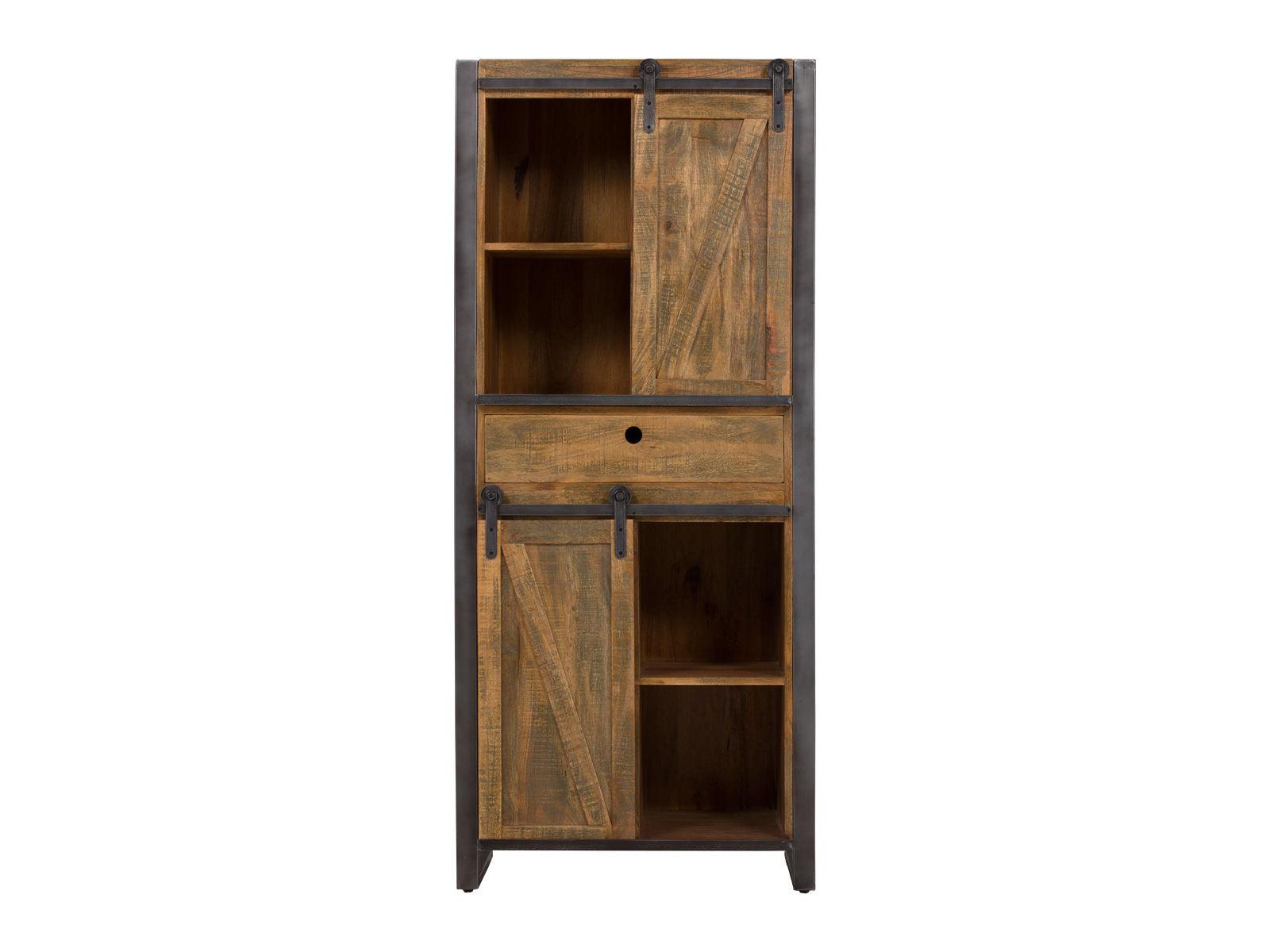 Virah Solid Wood Industrial Shelf - Duraster