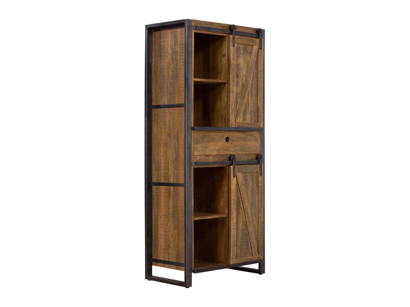 Virah Solid Wood Industrial Shelf - Duraster