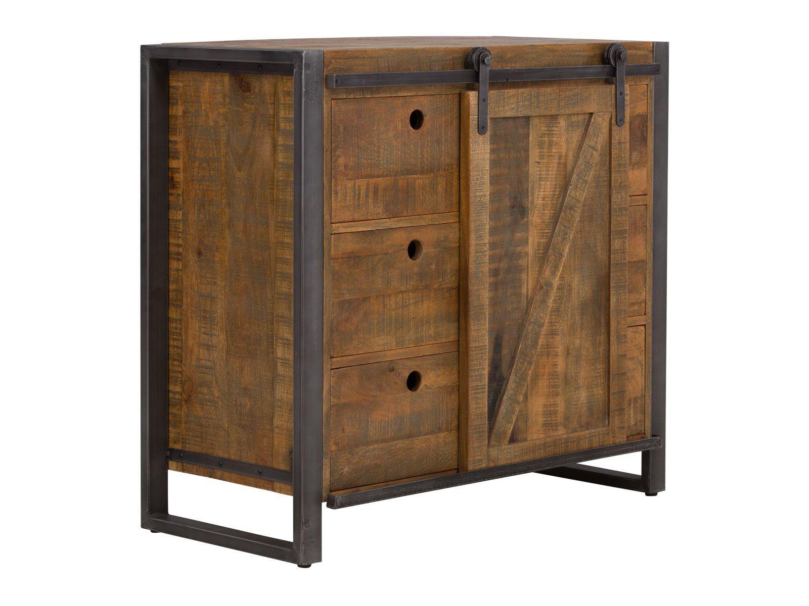 Virah Solid Wood Industrial Chest of Drawers Cabinet #1 - Duraster