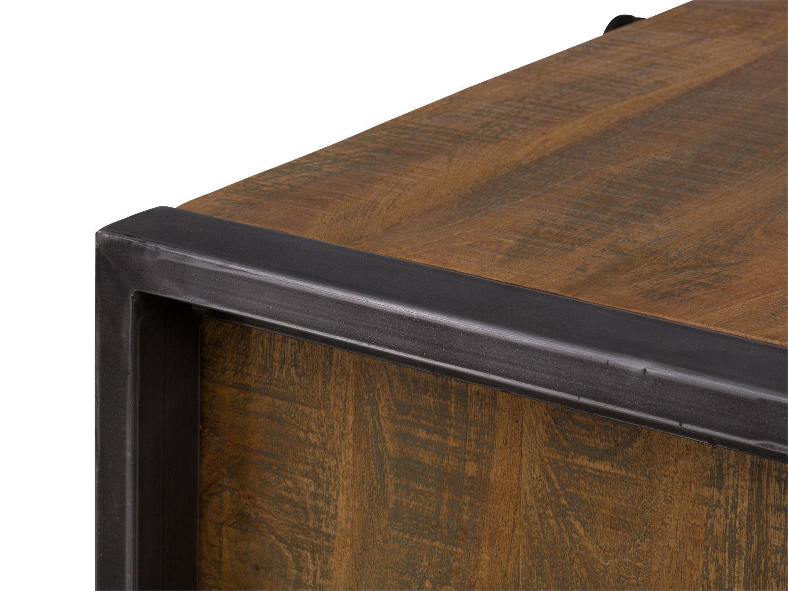 Virah Solid Wood Industrial TV Unit - Duraster