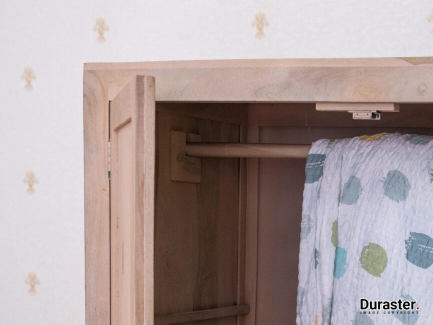 Novo Premium Modern Sheesham Wood Wardrobe Cabinet#1 - Duraster