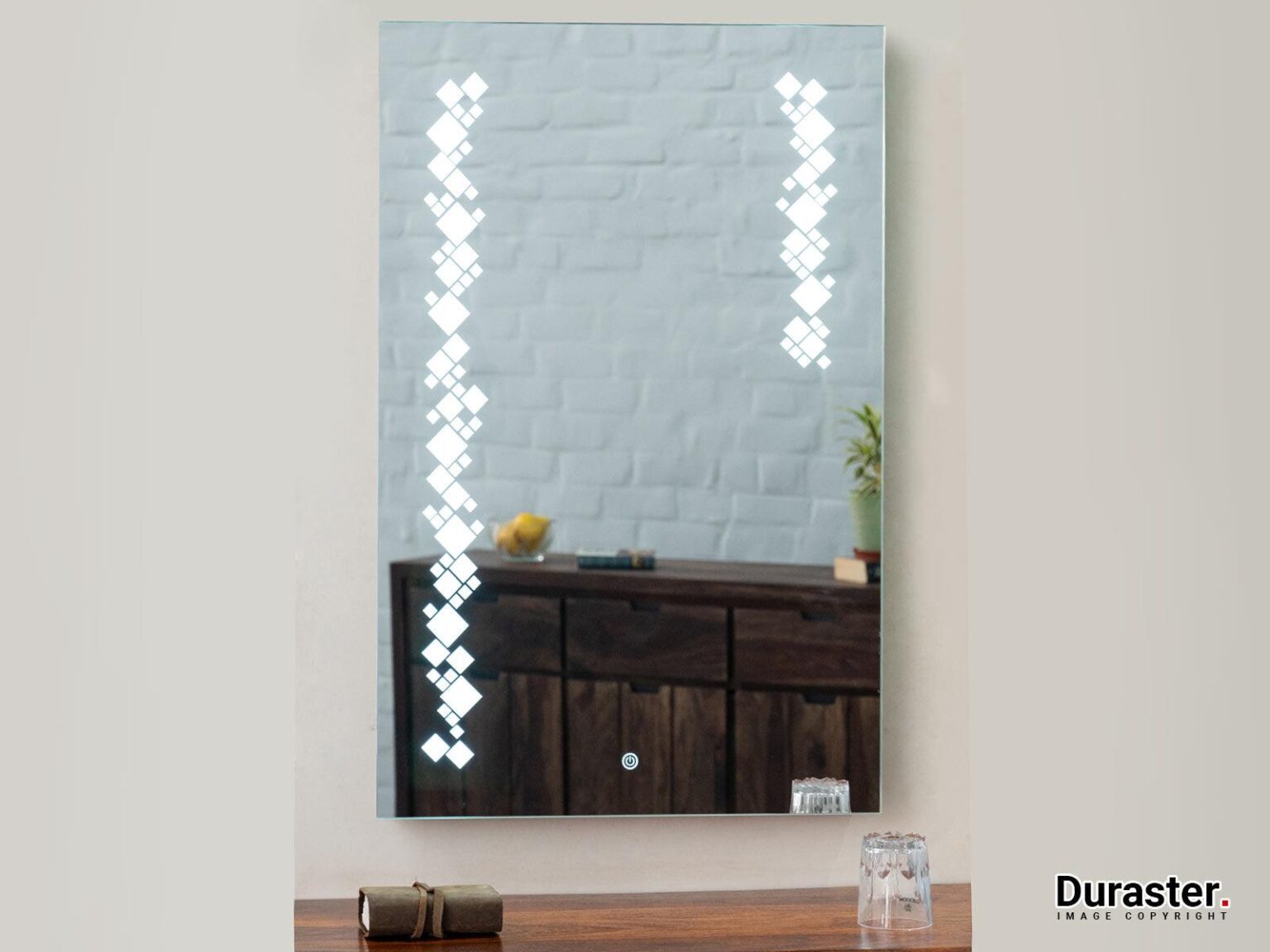 Rectangle Quality Glass Led wall Mirror - Duraster