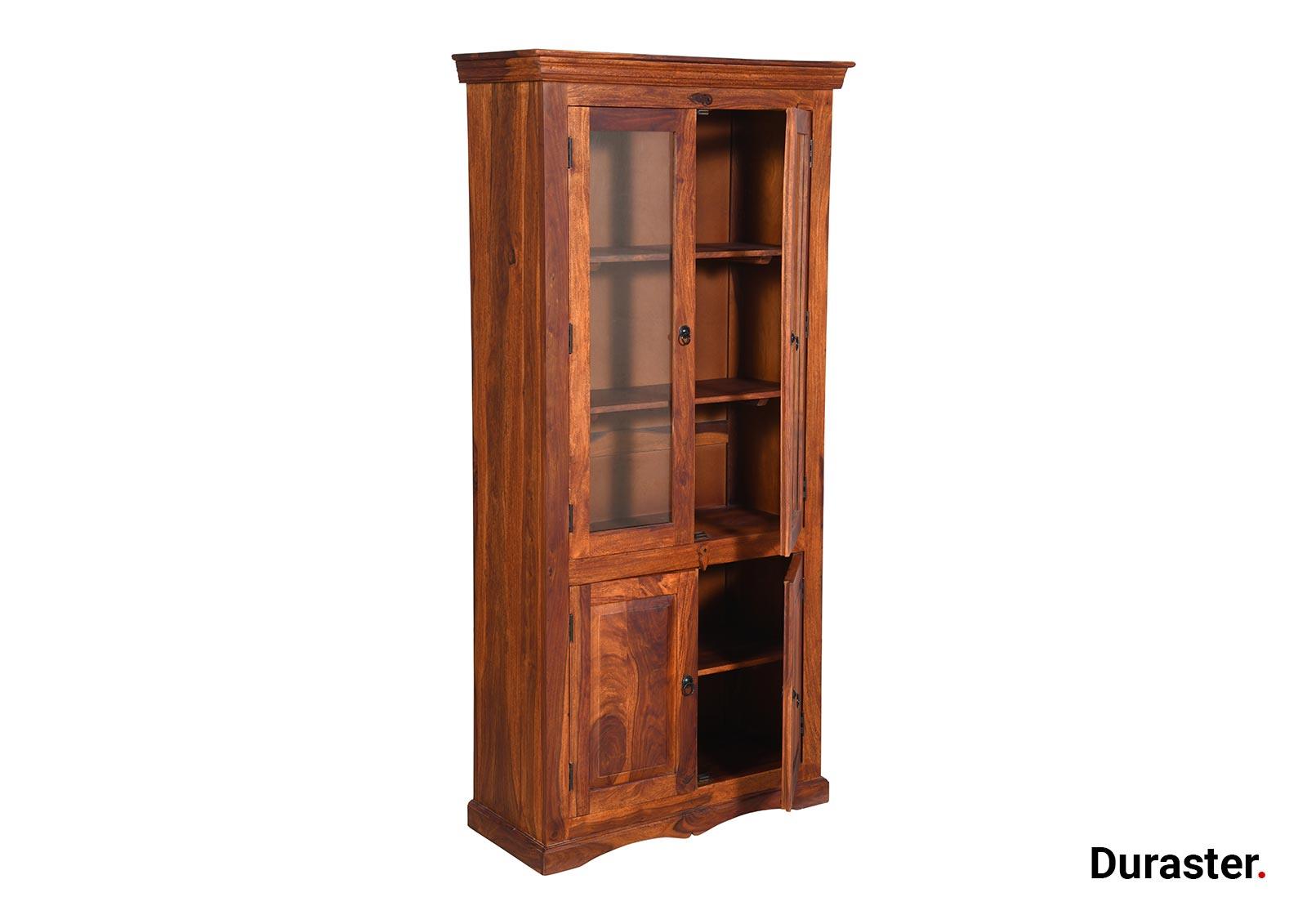 Victoria Modern Sheesham Showcase Cabinet #2 - Duraster