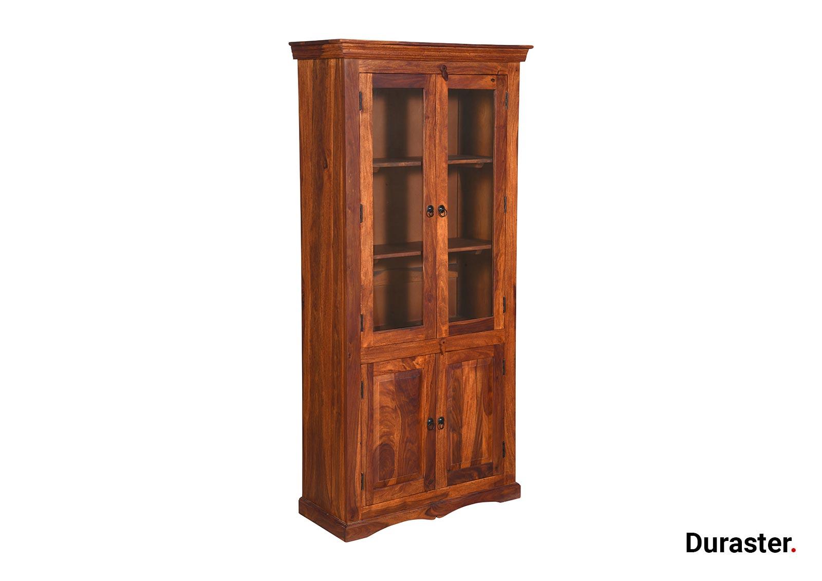 Victoria Modern Sheesham Showcase Cabinet #2 - Duraster