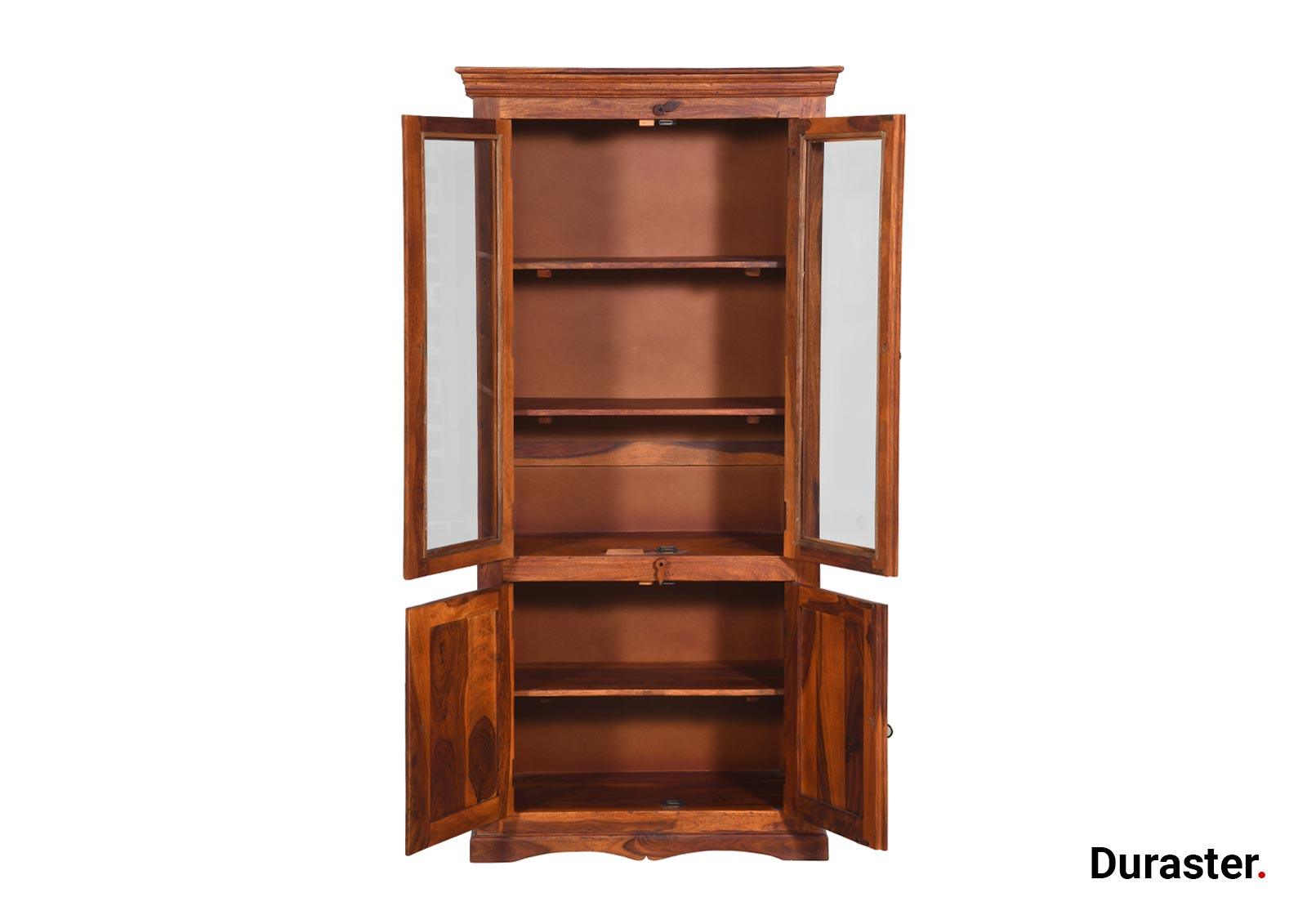 Victoria Modern Sheesham Showcase Cabinet #2 - Duraster
