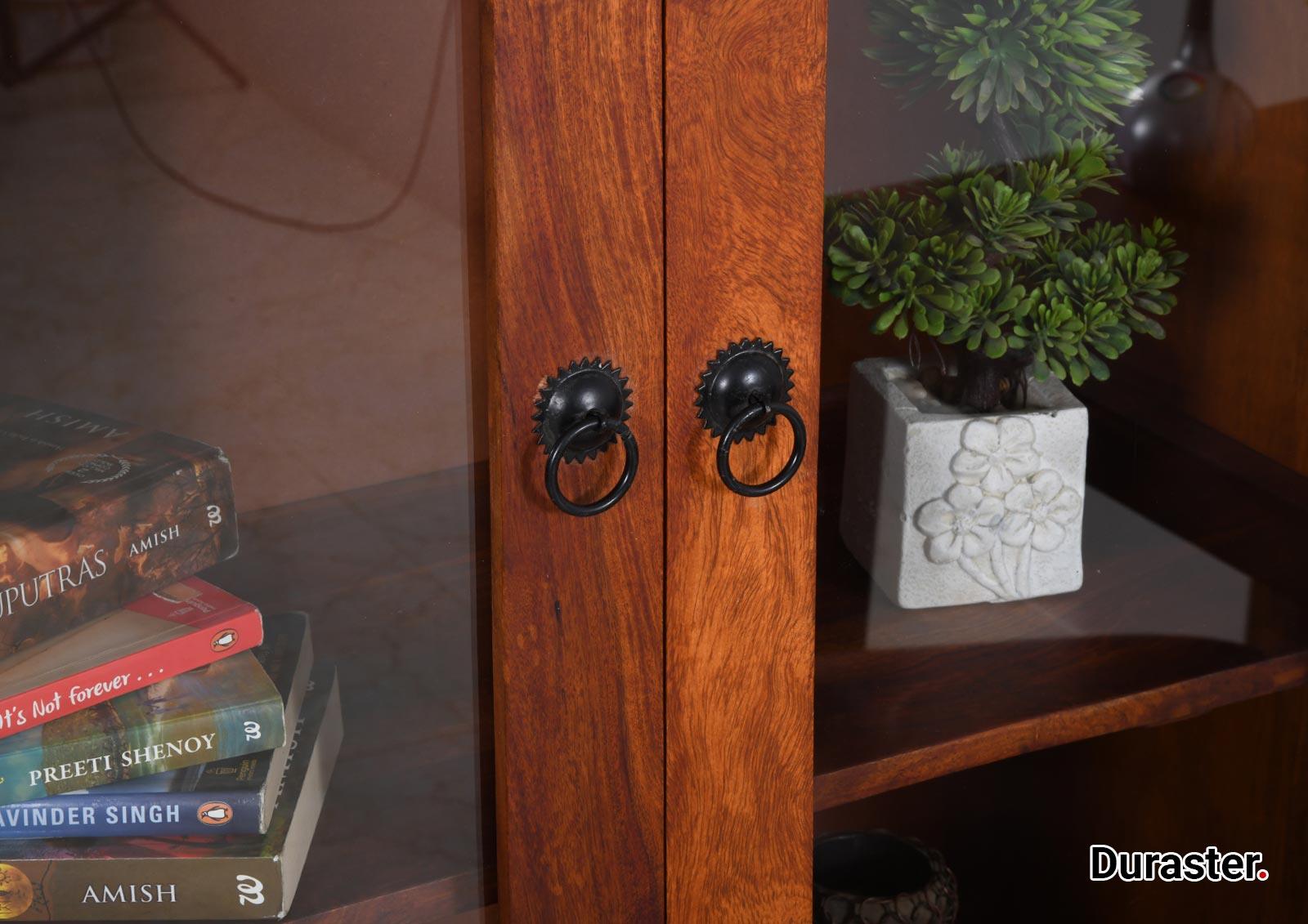 Victoria Modern Sheesham Showcase Cabinet #2 - Duraster