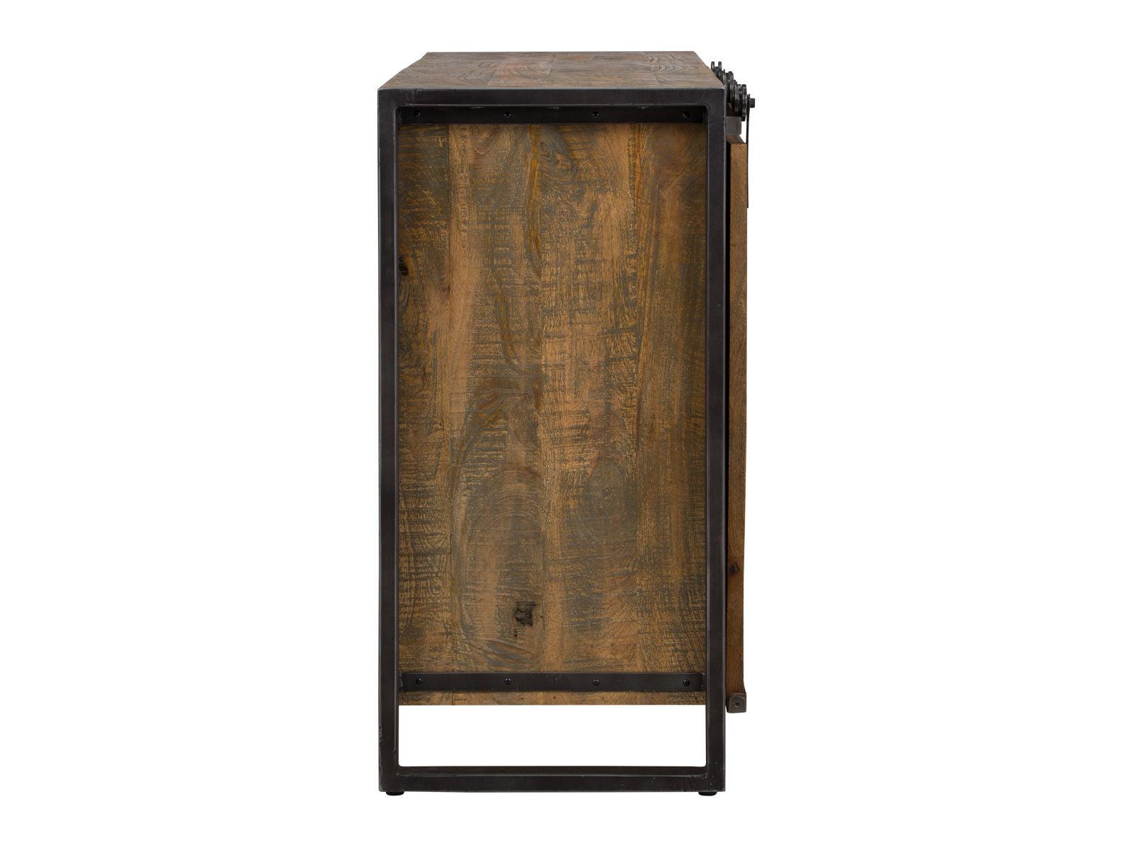 Virah Solid Wood Industrial Sideboard Cabinet #3 - Duraster