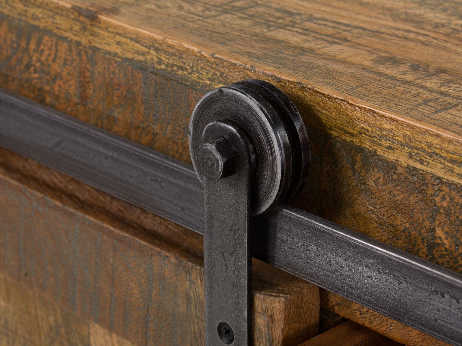 Virah Solid Wood Industrial Sideboard Cabinet #3 - Duraster
