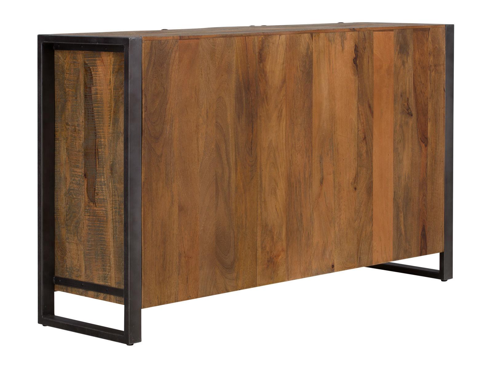 Virah Solid Wood Industrial Sideboard Cabinet #3 - Duraster