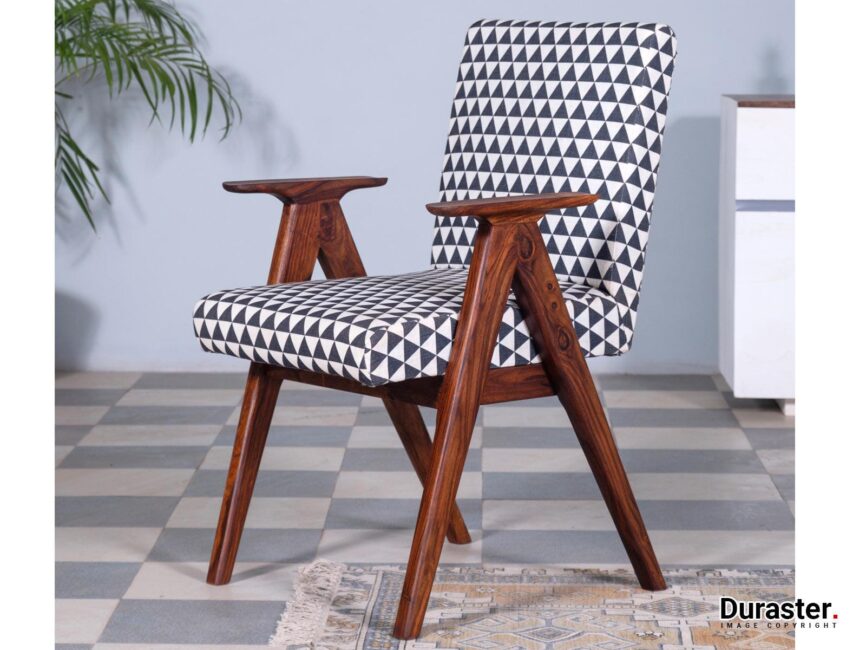 Ummed Modern & Classy Sheesham wood Arm Chair#3 - Duraster