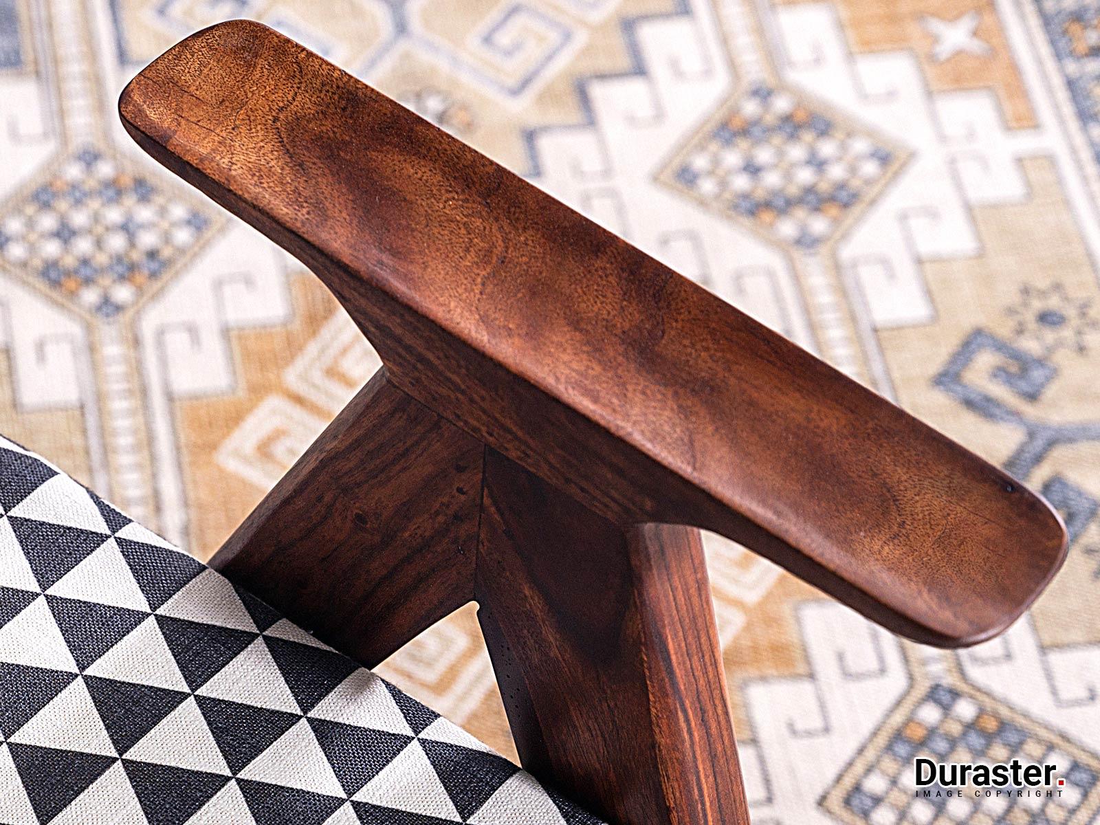 Ummed Modern & Classy Sheesham wood Arm Chair#3 - Duraster