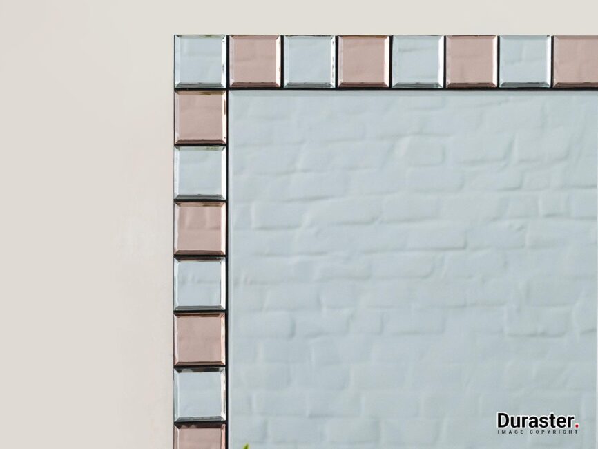 Squre Pattern wall Mirror - Duraster