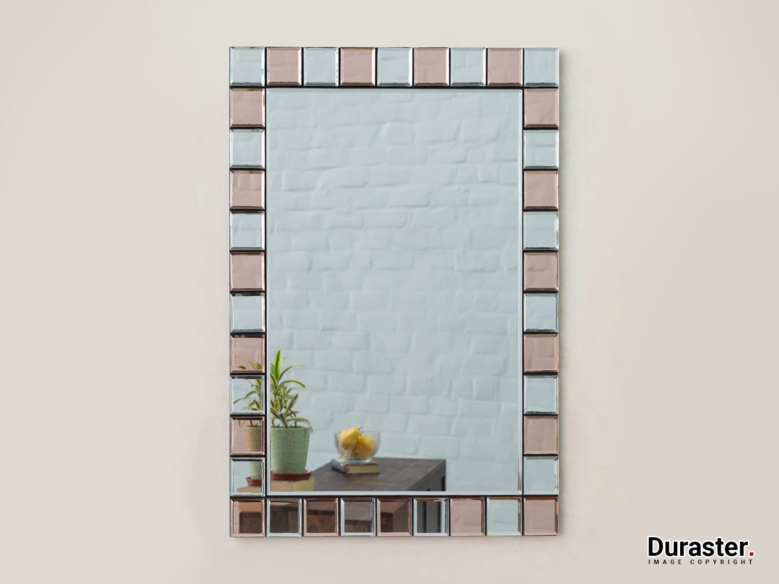 Squre Pattern wall Mirror - Duraster