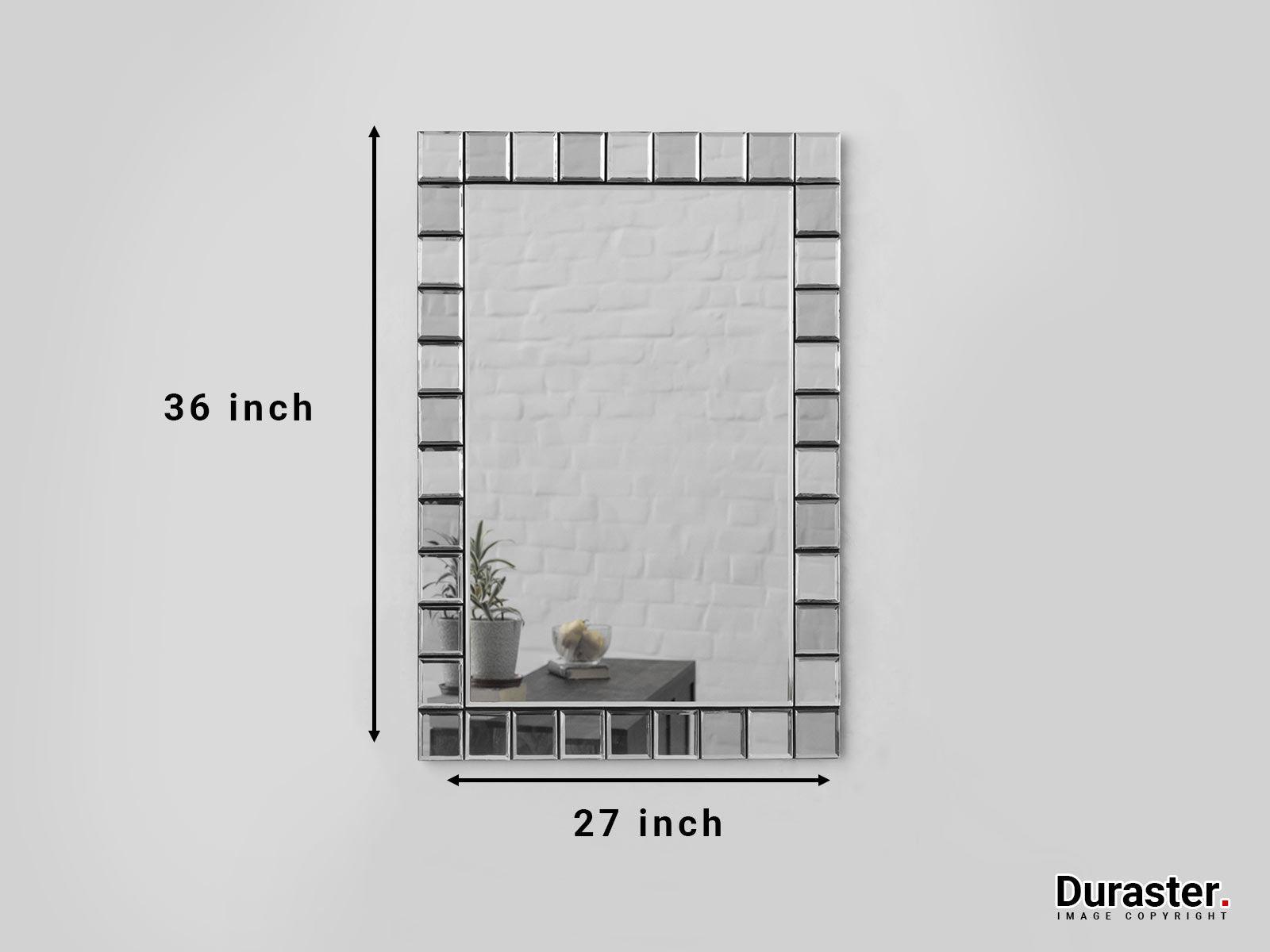 Squre Pattern wall Mirror - Duraster