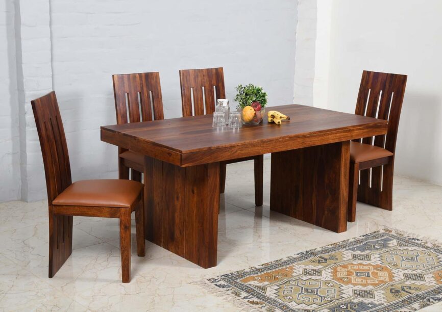 Sheesham Dining Set with Chair (6 Seater) - Duraster