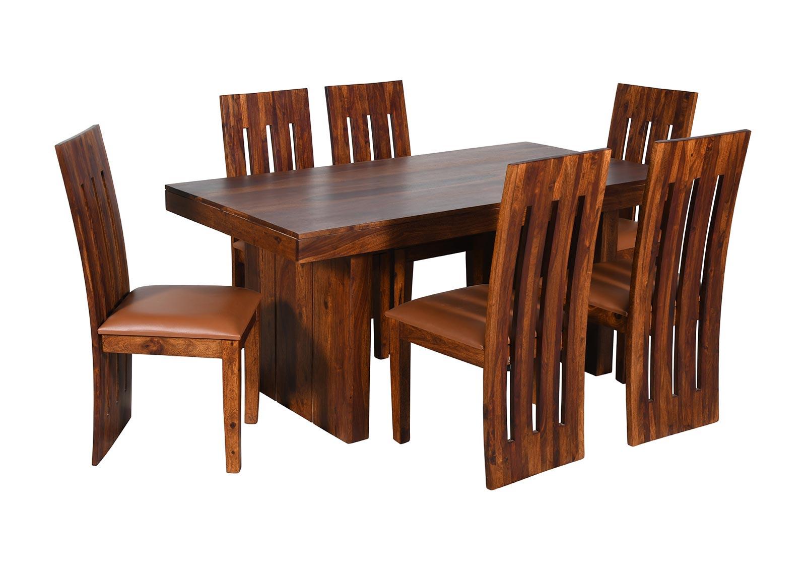 Sheesham Dining Set with Chair (6 Seater) - Duraster