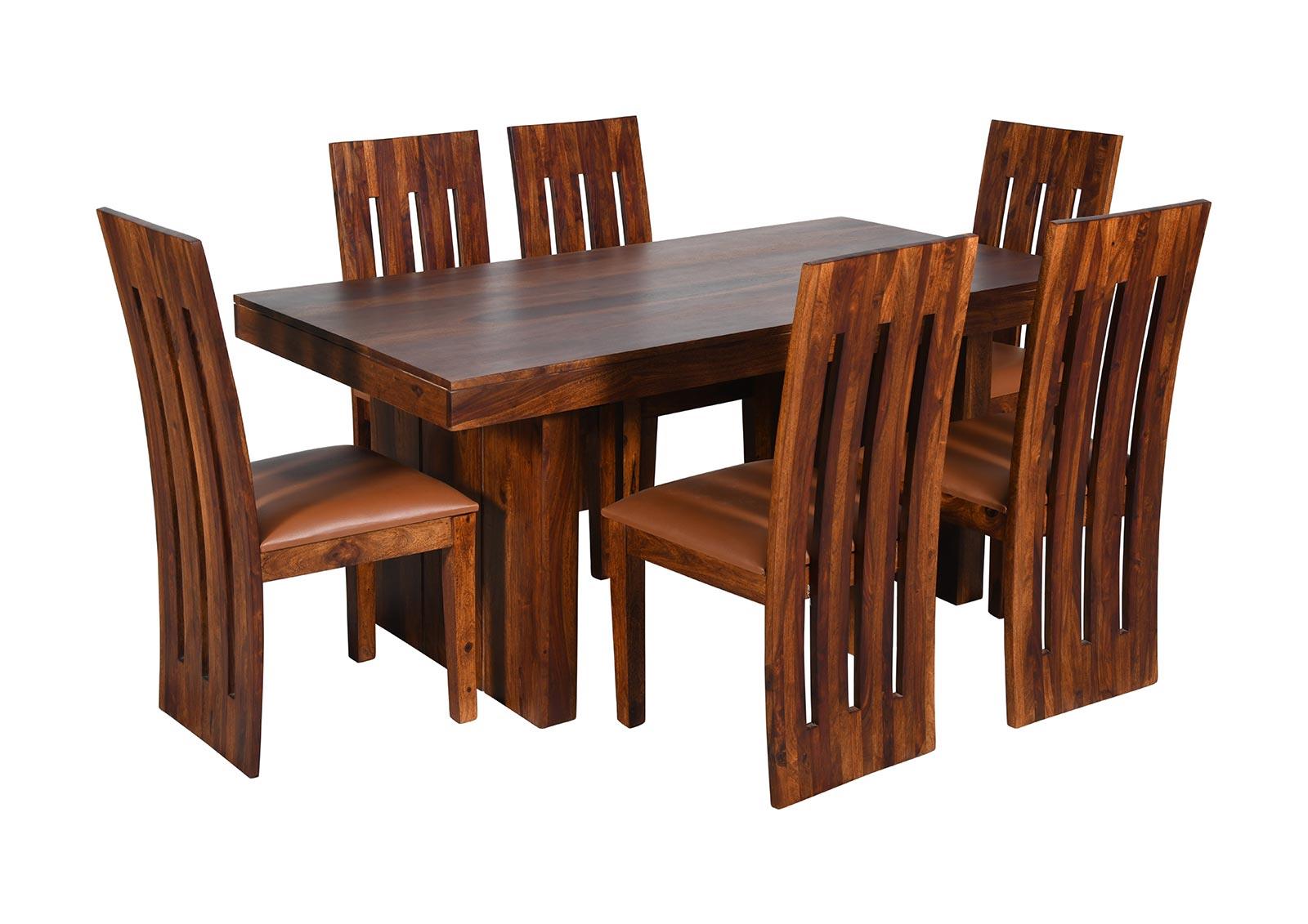 Sheesham Dining Set with Chair (6 Seater) - Duraster