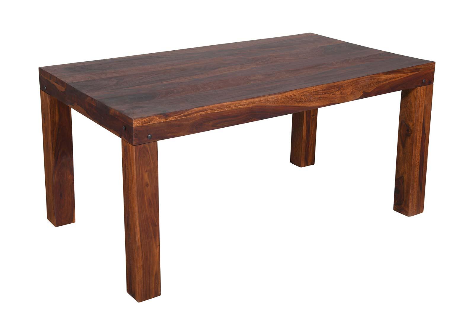 Sheesham Medium Dark Finish Dining Table#6 - Duraster