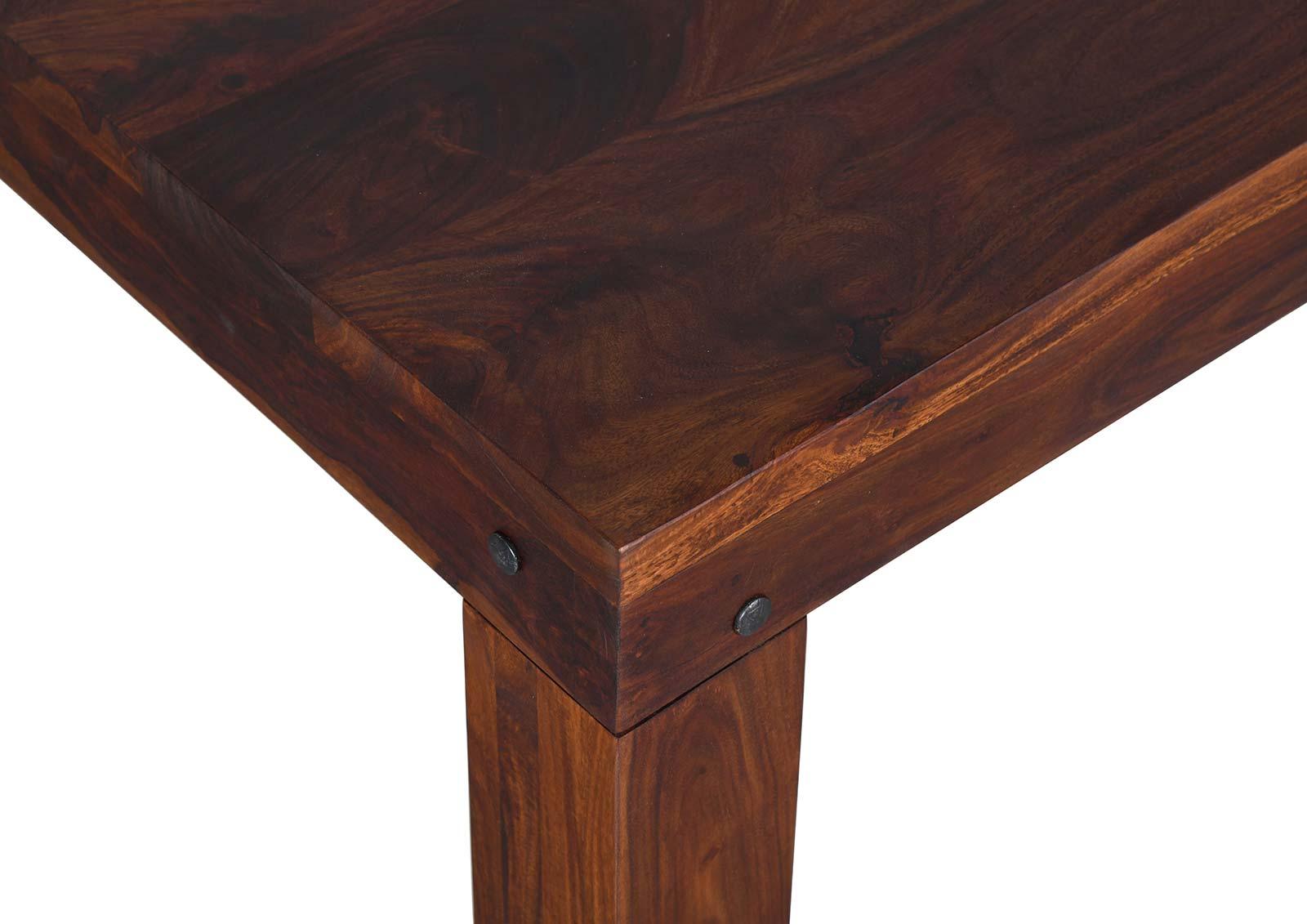 Sheesham Medium Dark Finish Dining Table#6 - Duraster