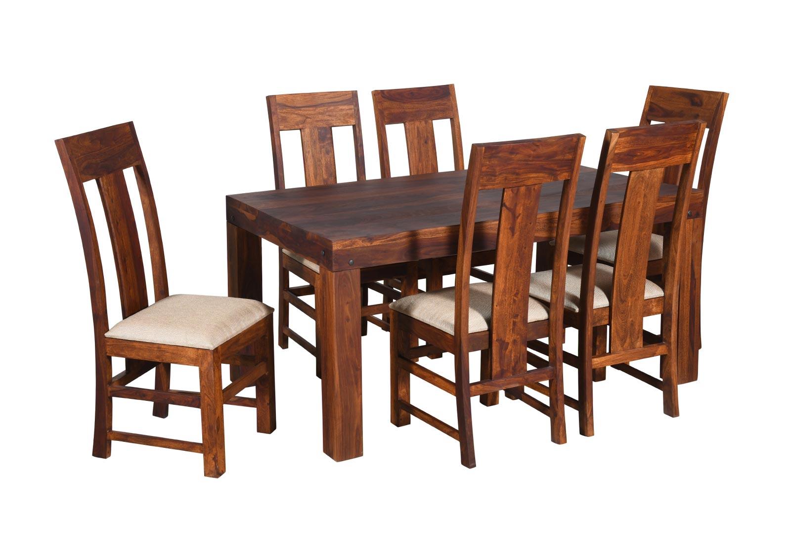 Sheesham Dining Set with Chair ( 6 Seater)#2 - Duraster