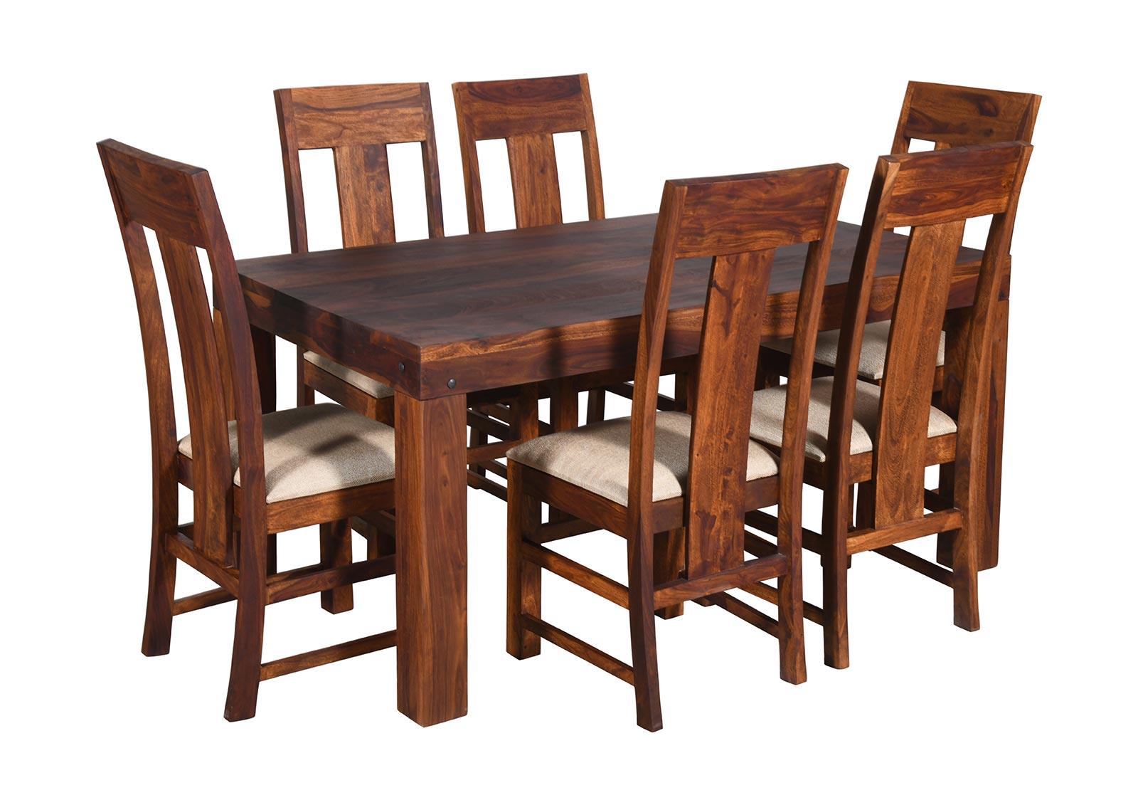 Sheesham Dining Set with Chair ( 6 Seater)#2 - Duraster