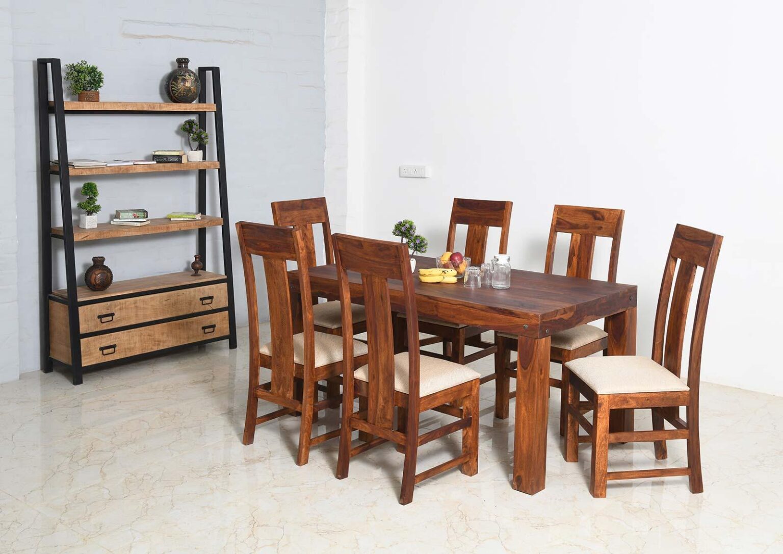Sheesham Dining Set with Chair ( 6 Seater)#2 - Duraster