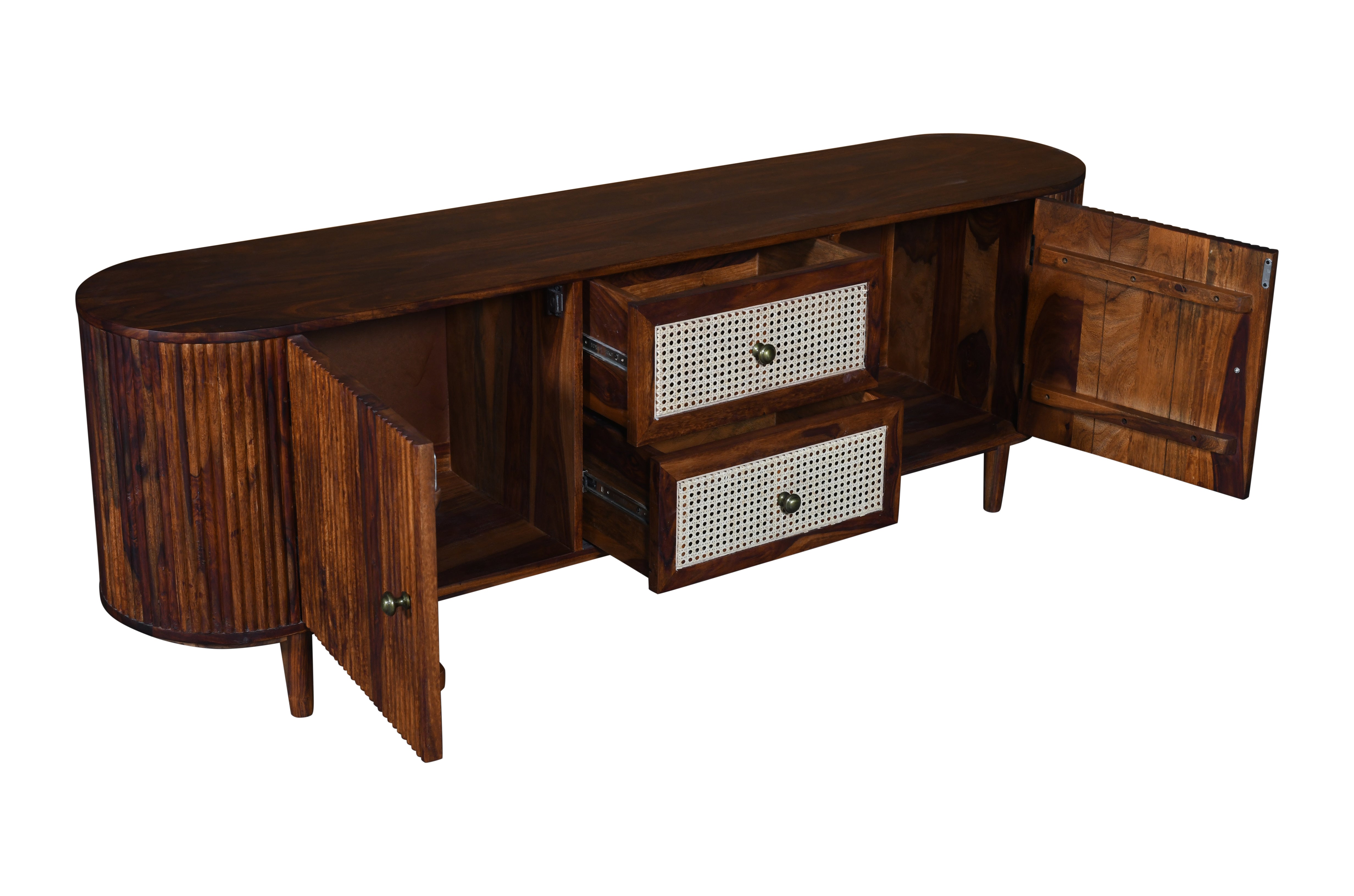 Duraster Vismit Solid Sheesham Wood TV Unit # 8 - Image 3