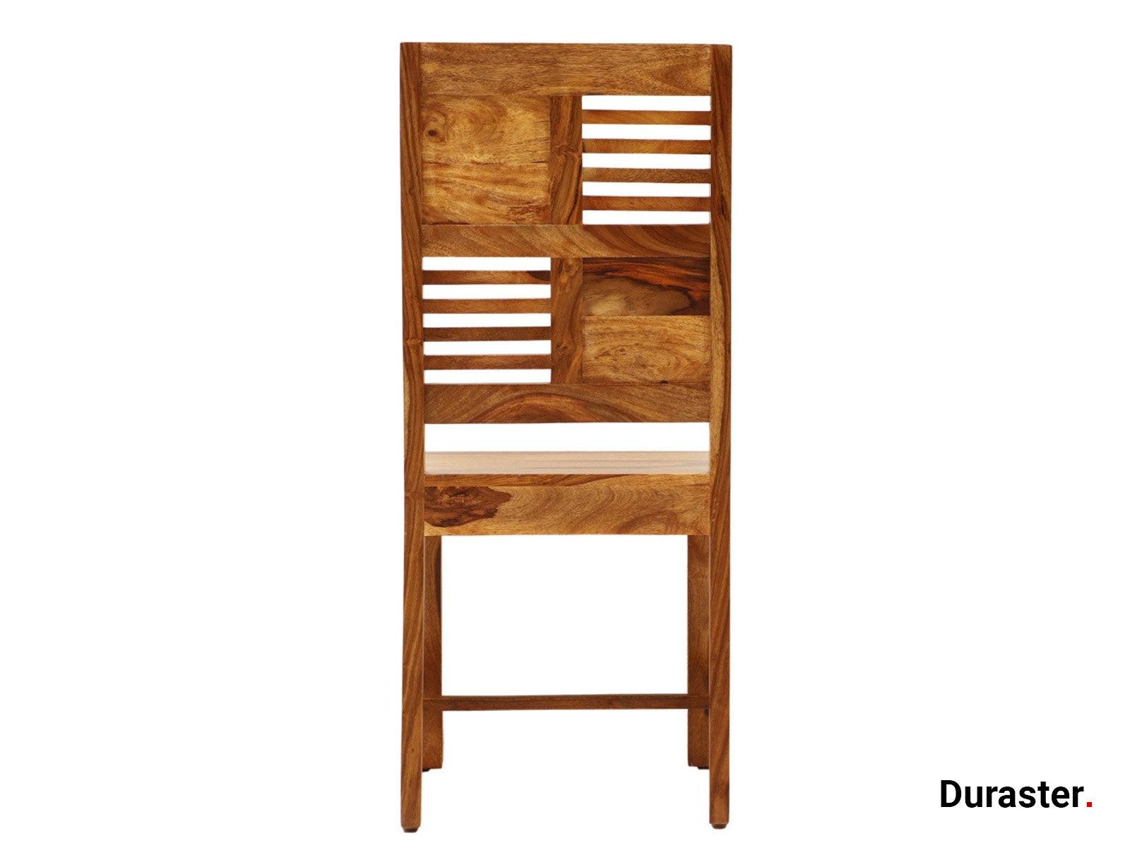 Torpedo Solid Sheesham wood Set of Two Chairs #2 - Duraster